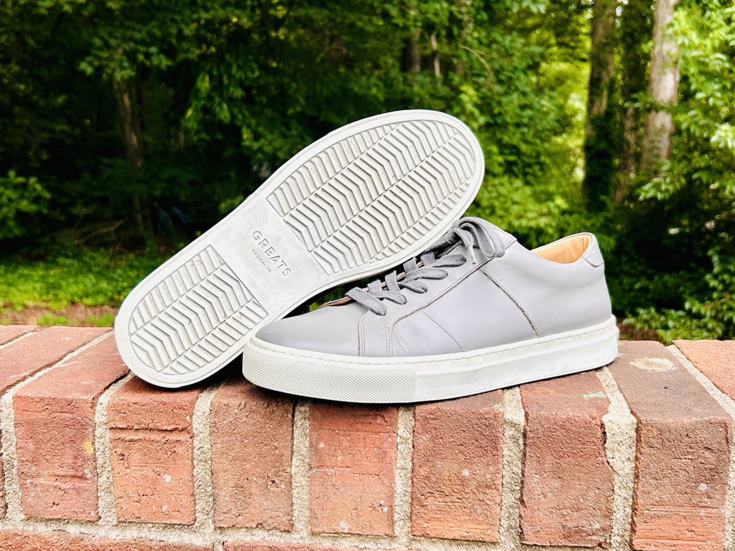 GREATS Royale Sneaker | Men’s US 8.5 | Ash Grey Leather Brooklyn | $180 New