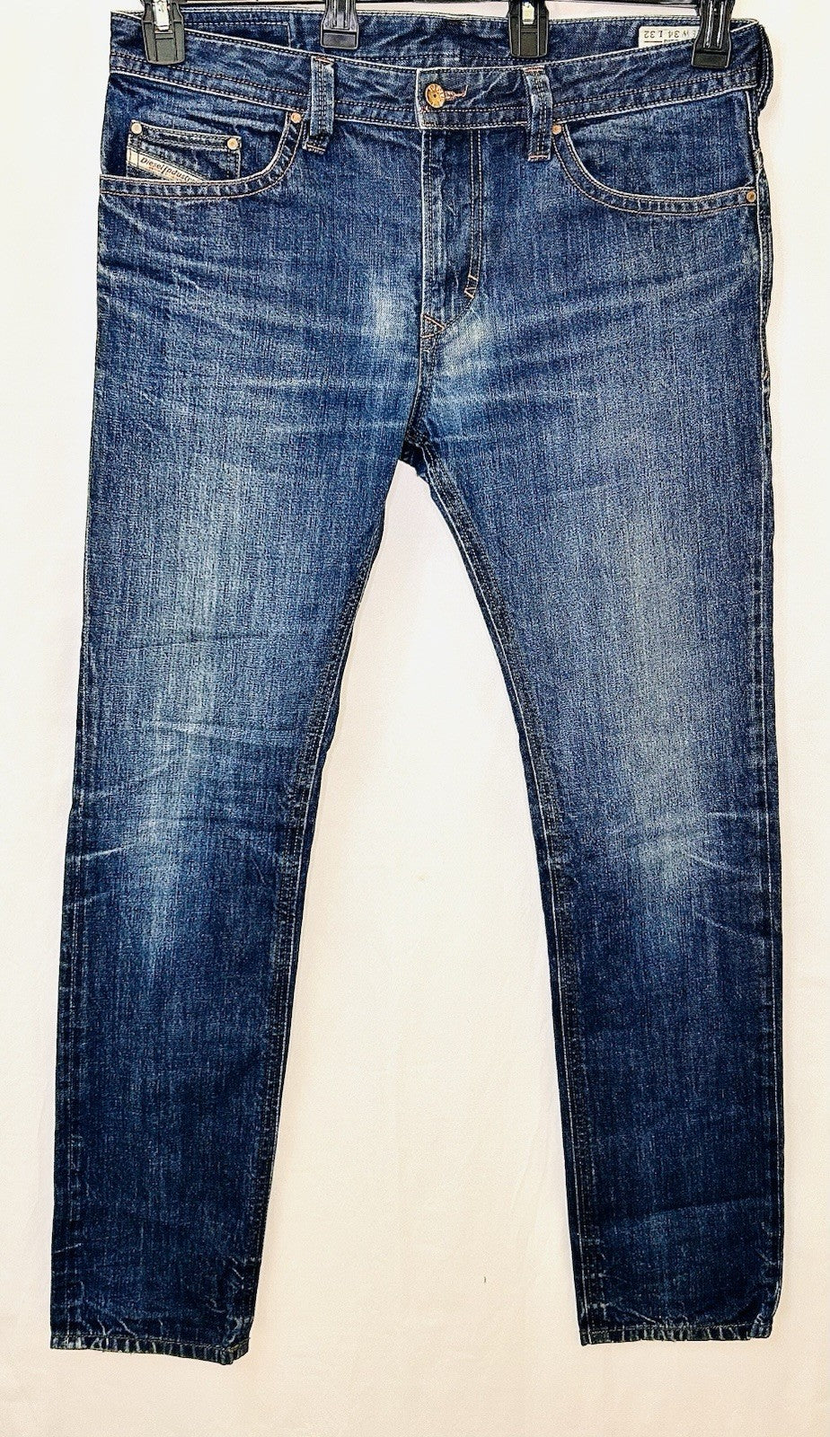 Diesel Thavar 3D Jeans Men’s Size 34x32 Dark Wash Slim Skinny Fit