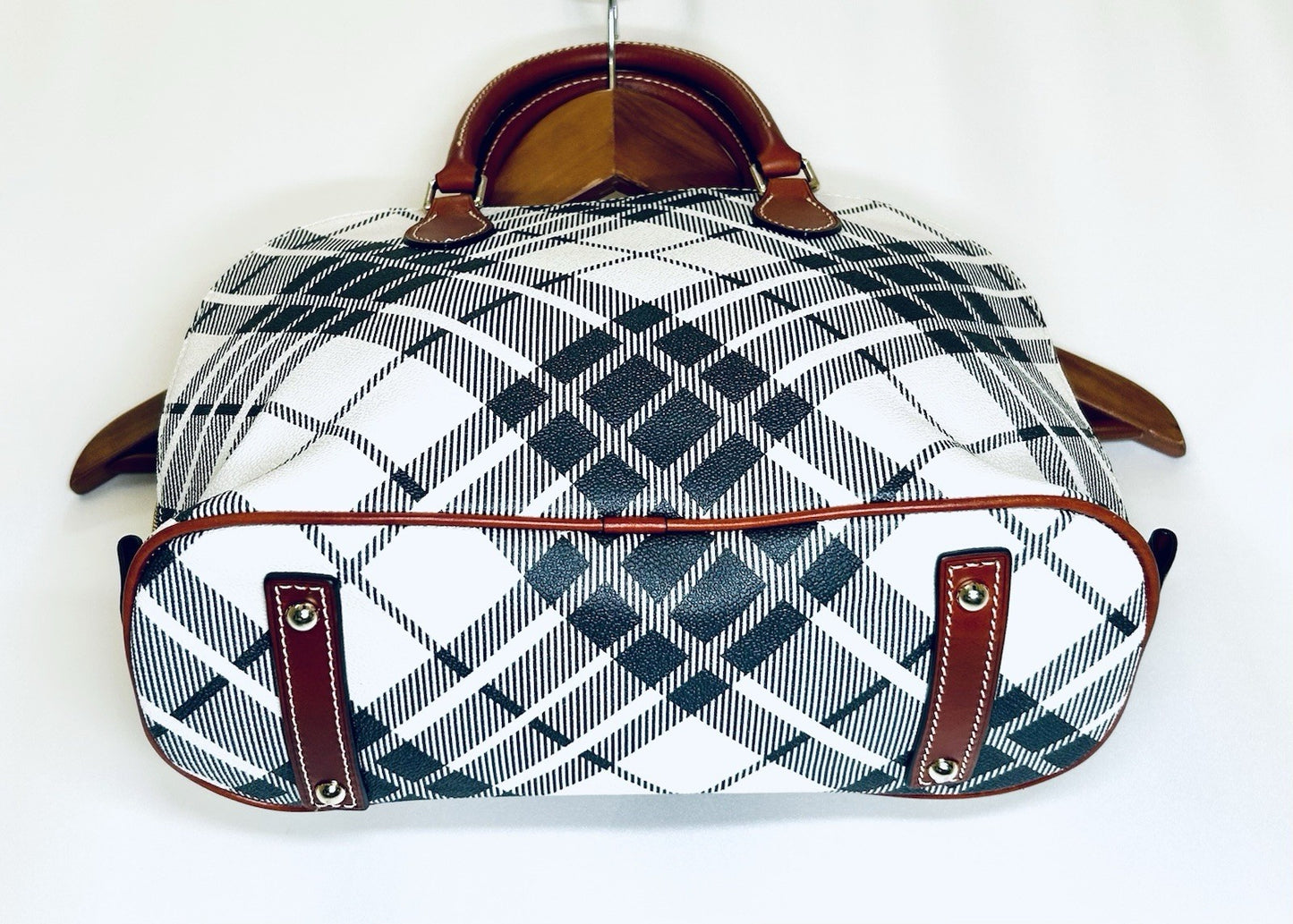 RARE!!! NWOT DOONEY & BOURKE Harding Zip Zip Satchel Plaid Medium Purse HandBag