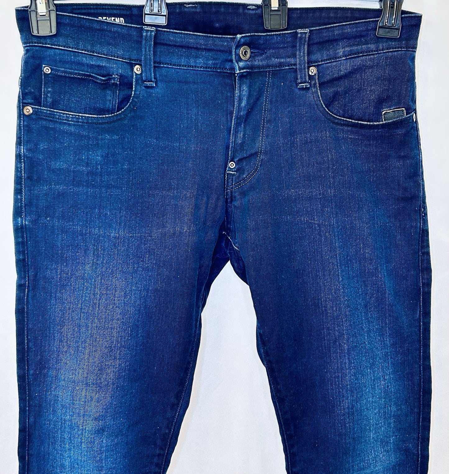 G-Star Raw Jeans Men’s 34x30 Blue Denim Revend Super Slim | Tapered