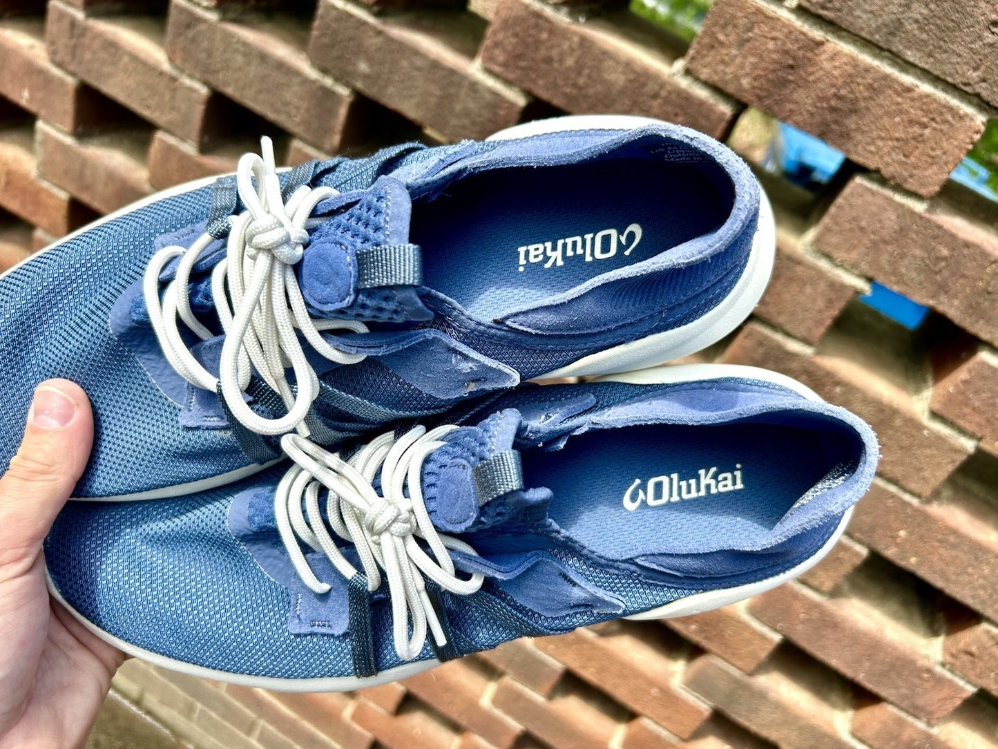 Olukai Holo Convertible Mesh Sneaker - Indigo/White - Men’s 11.5 / Retail $130