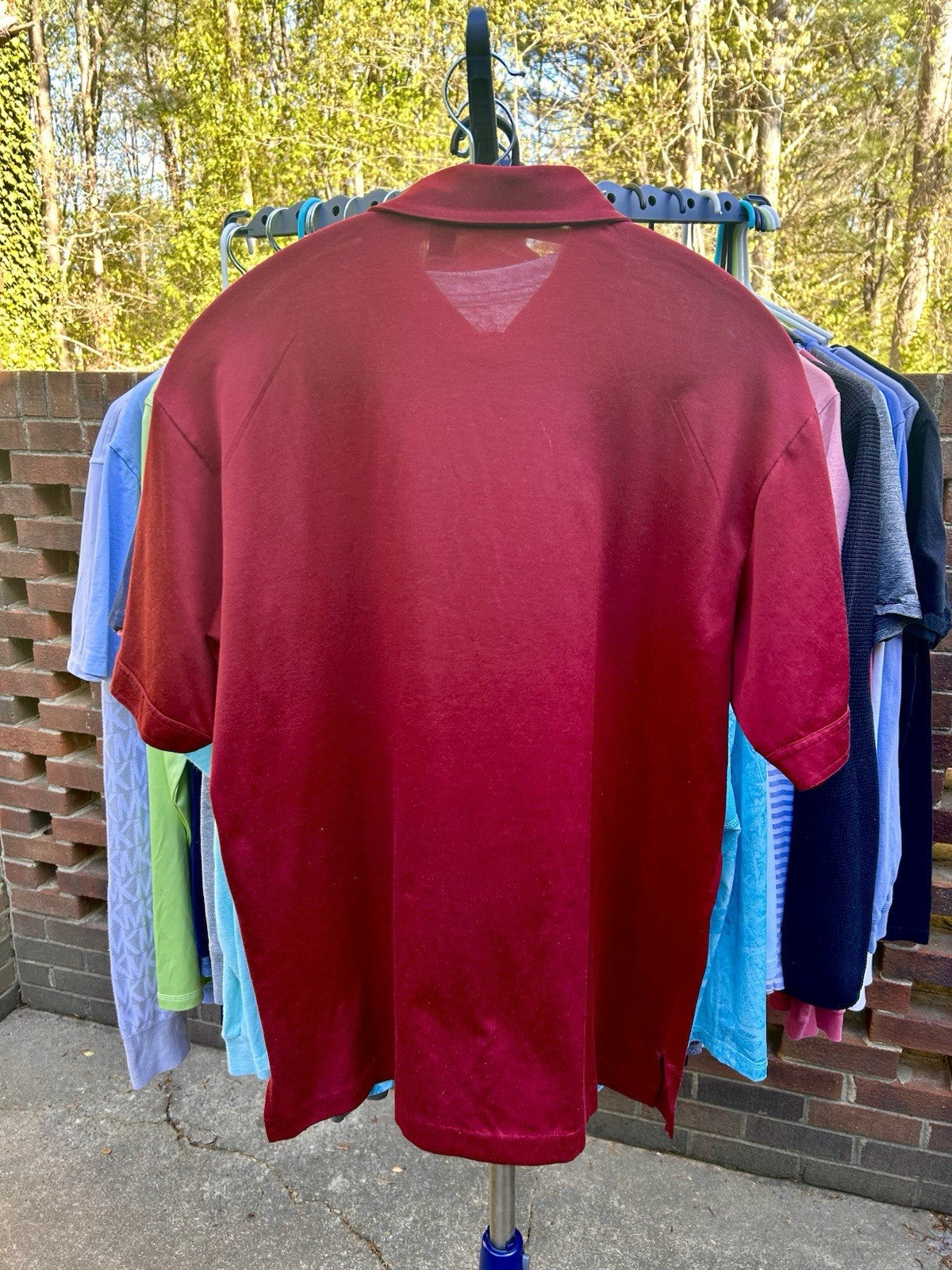 Carolina Gamecocks Burgundy Winner Mate Sportsman Lightweight Polo