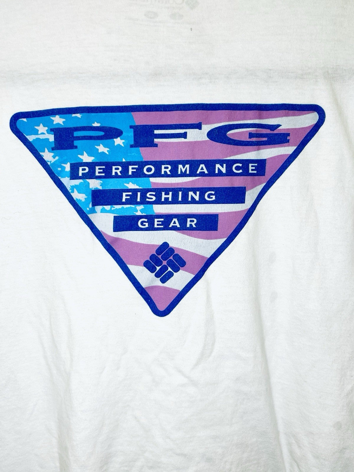 Columbia PFG Classic-Fit Triangle Logo Graphic T-Shirt Men’s Large