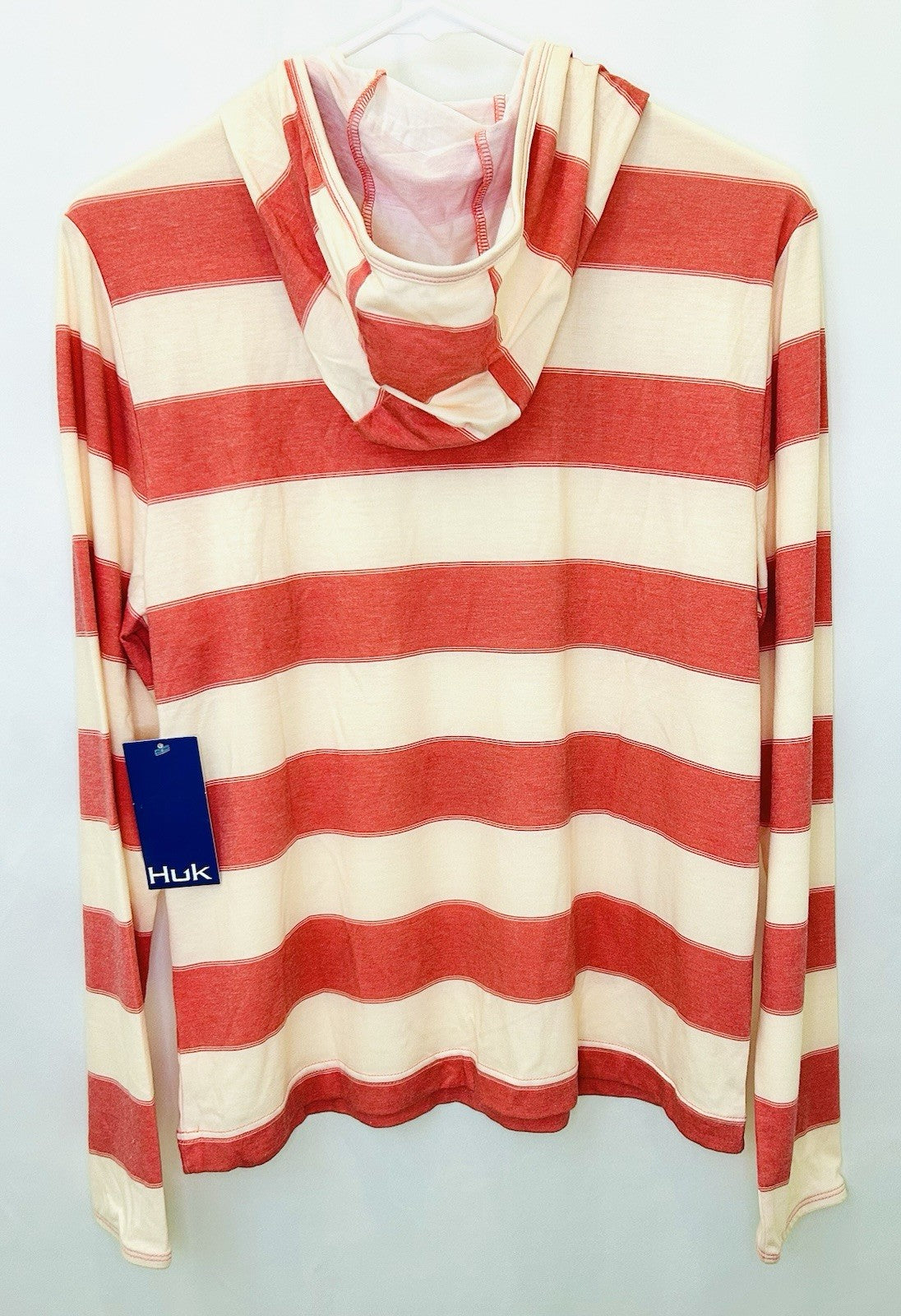 NWT Women’s Huk Medium Striped Hoodie T-shirt