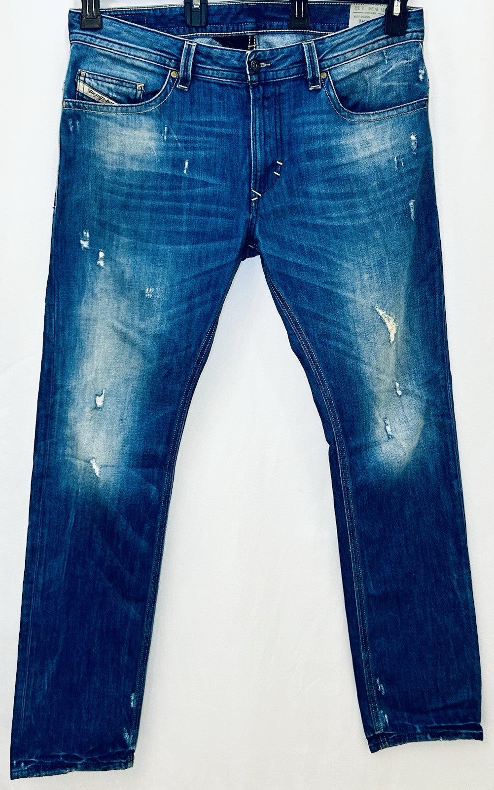 Diesel Thavar Jeans Men’s Size 34x32 Medium Wash Slim Skinny Fit