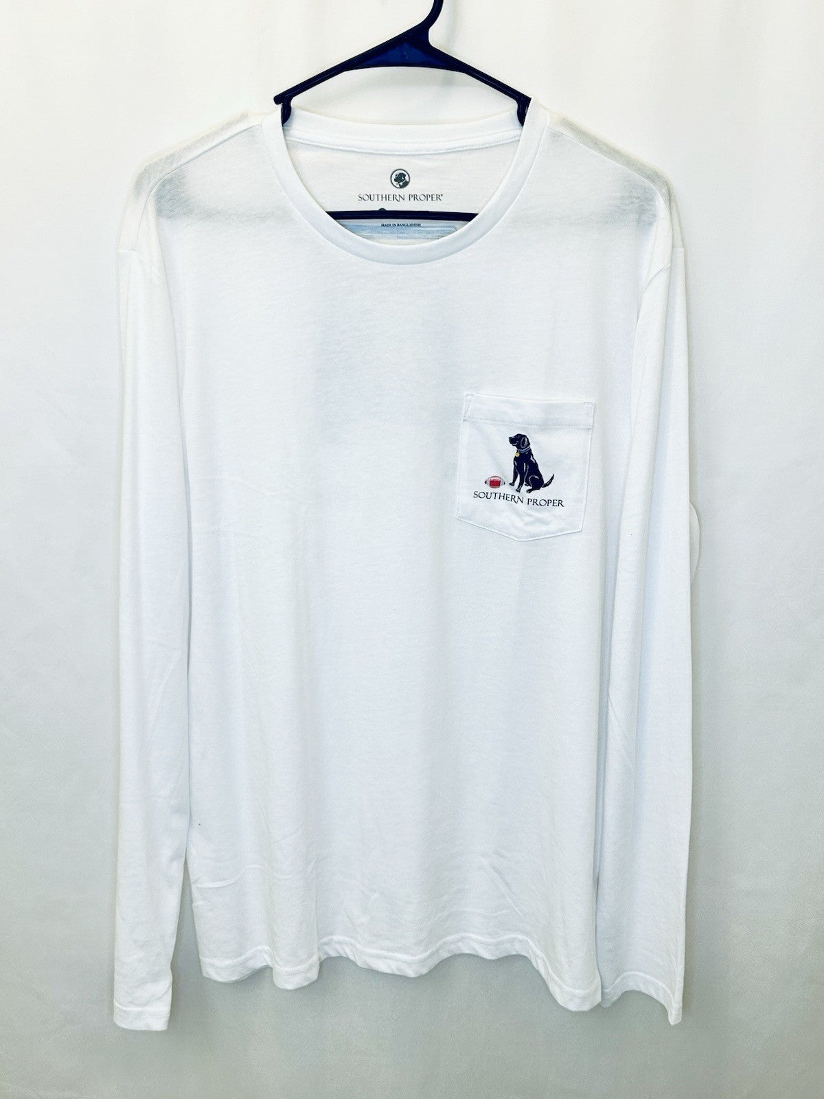 Southern Proper Men’s Medium White Long Sleeve Graphic Tee