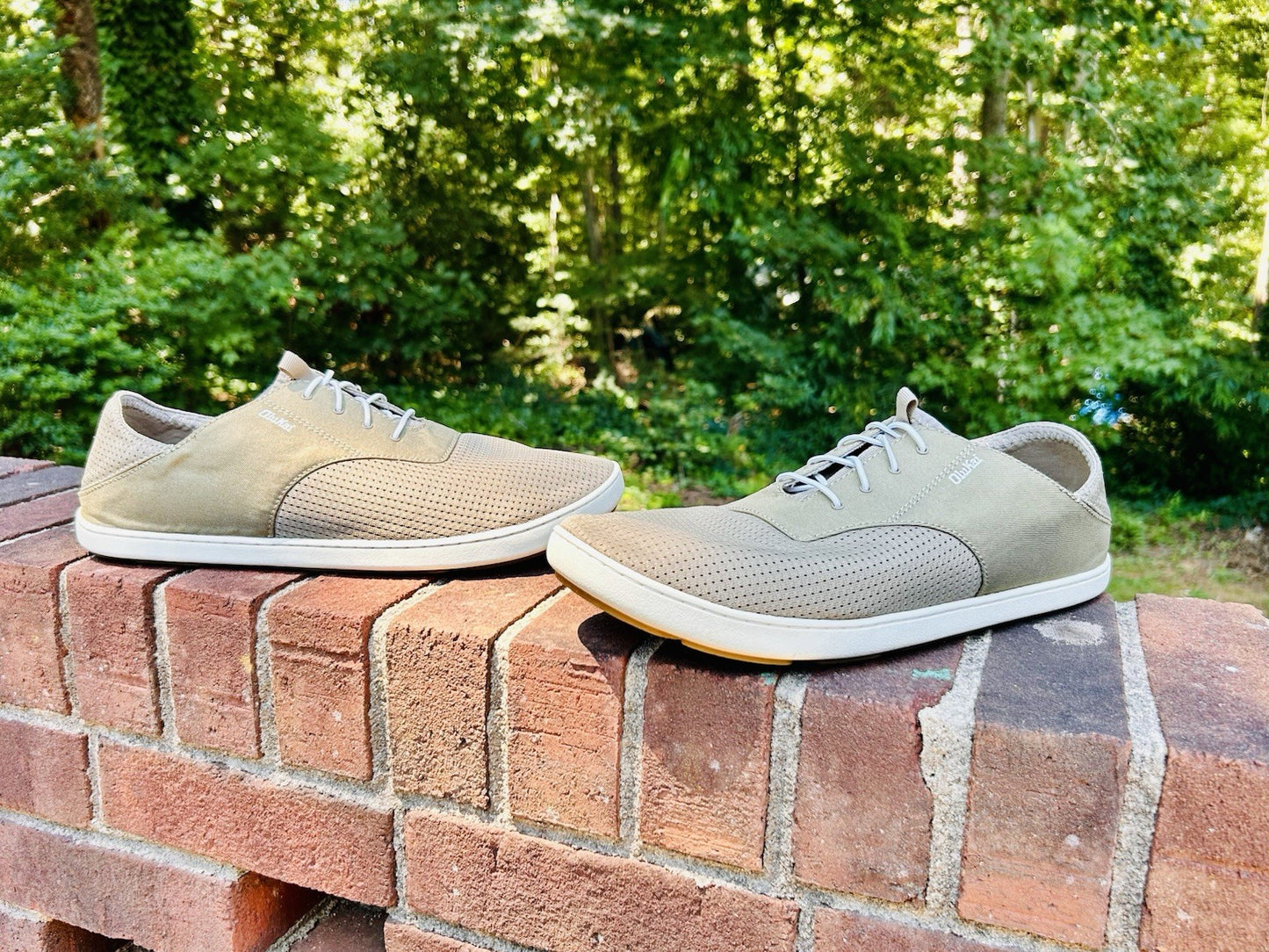 OluKai Nohea Moku Men's Size 12 Boat Shoes Slip On Drop Heel | Clay & Tapa