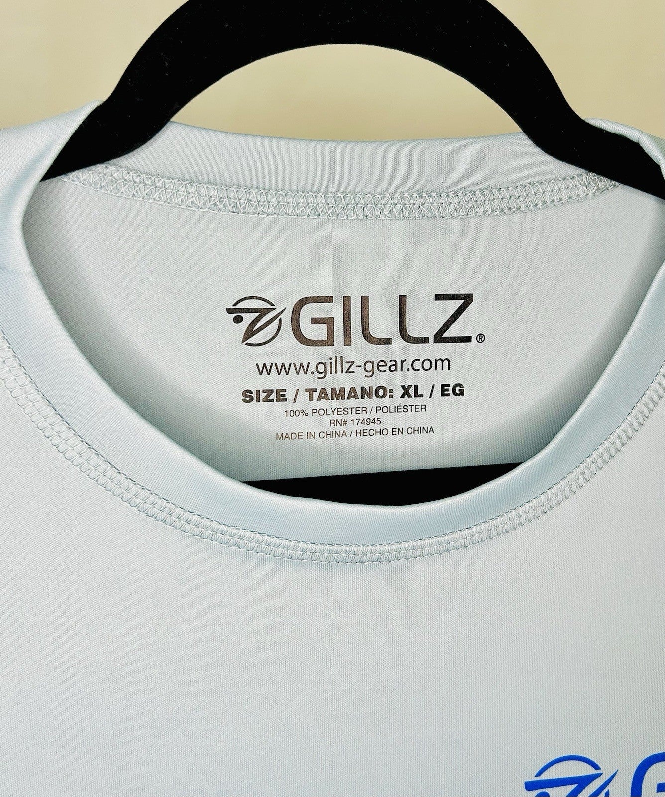 Gillz Pro Series Men's Long Sleeve Shirt | Powder Blue | Size XL