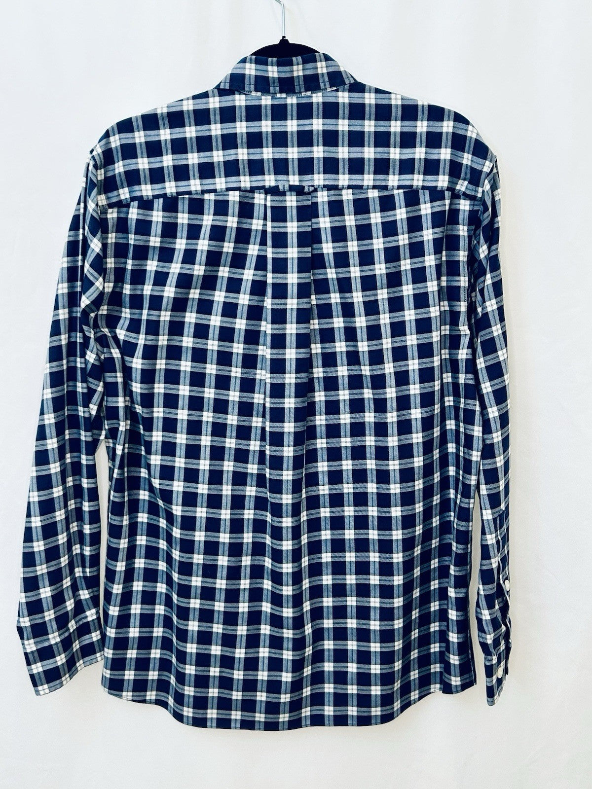 Orvis Shirt Mens Medium No Wrinkle Gingham Plaid Button Down Long Sleeve Fishing