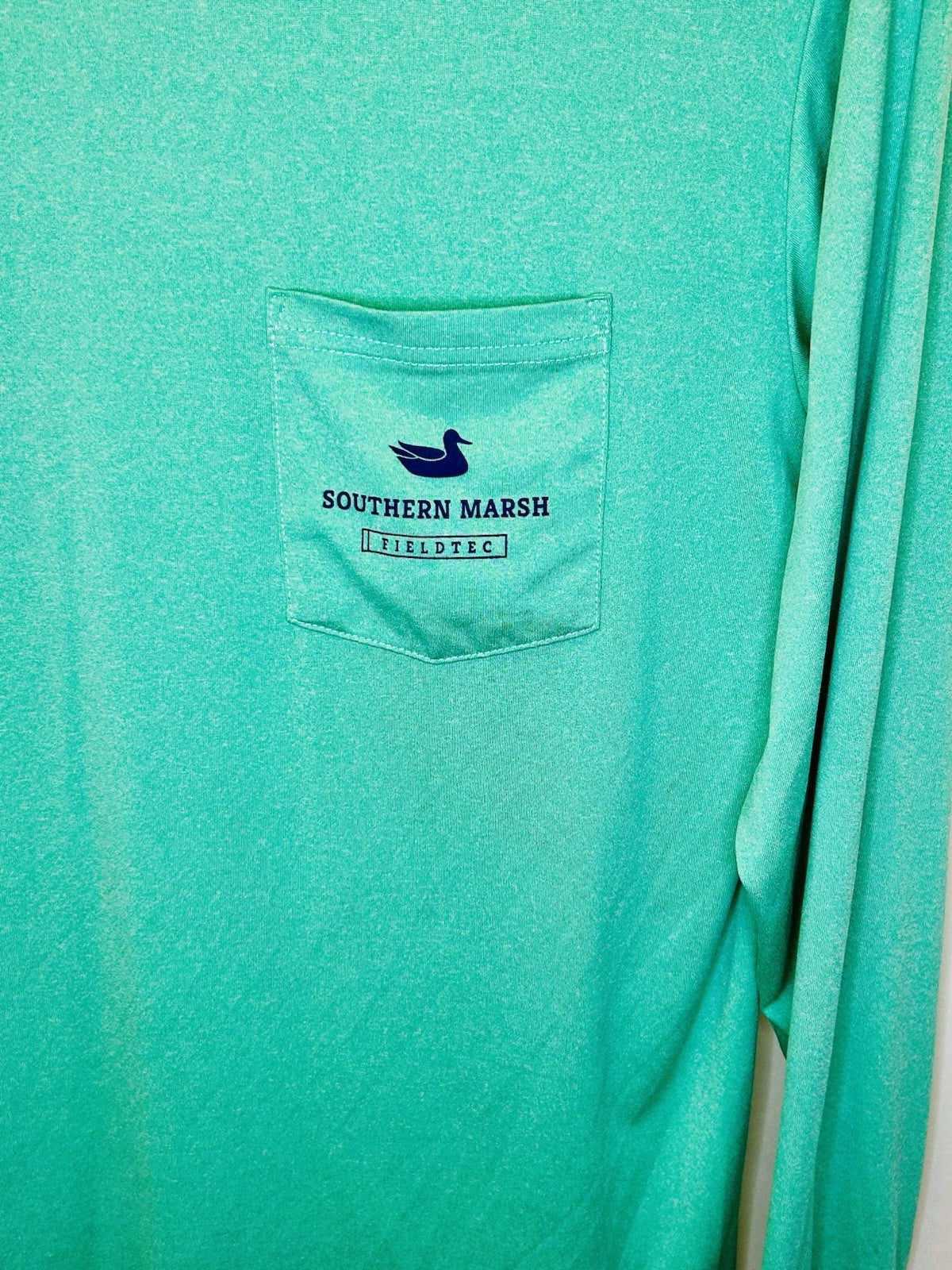 Southern Marsh FieldTec Featherlight Tee - Navigation - Mint - Men’s Medium M