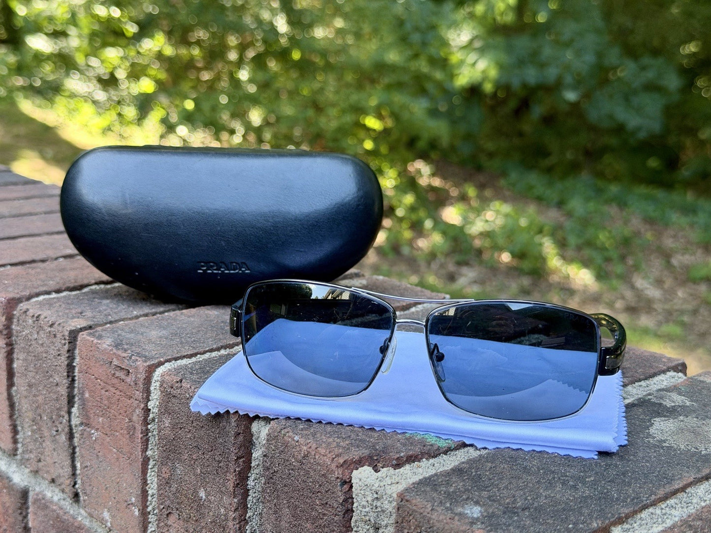 Emporio Armani EA9820/S Sunglasses Gunmetal 60 15 135 Men's w/ Hard Case
