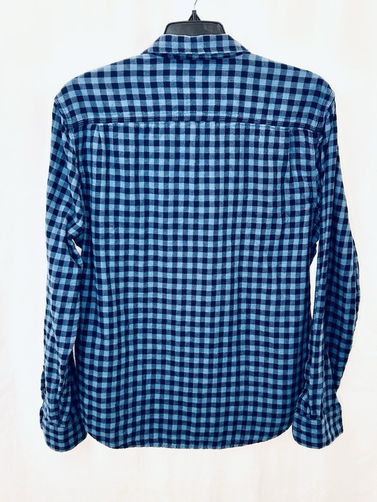 Lucky Brand Shirt Mens XL Blue Saturday Stretch Flannel Casual Lightweight