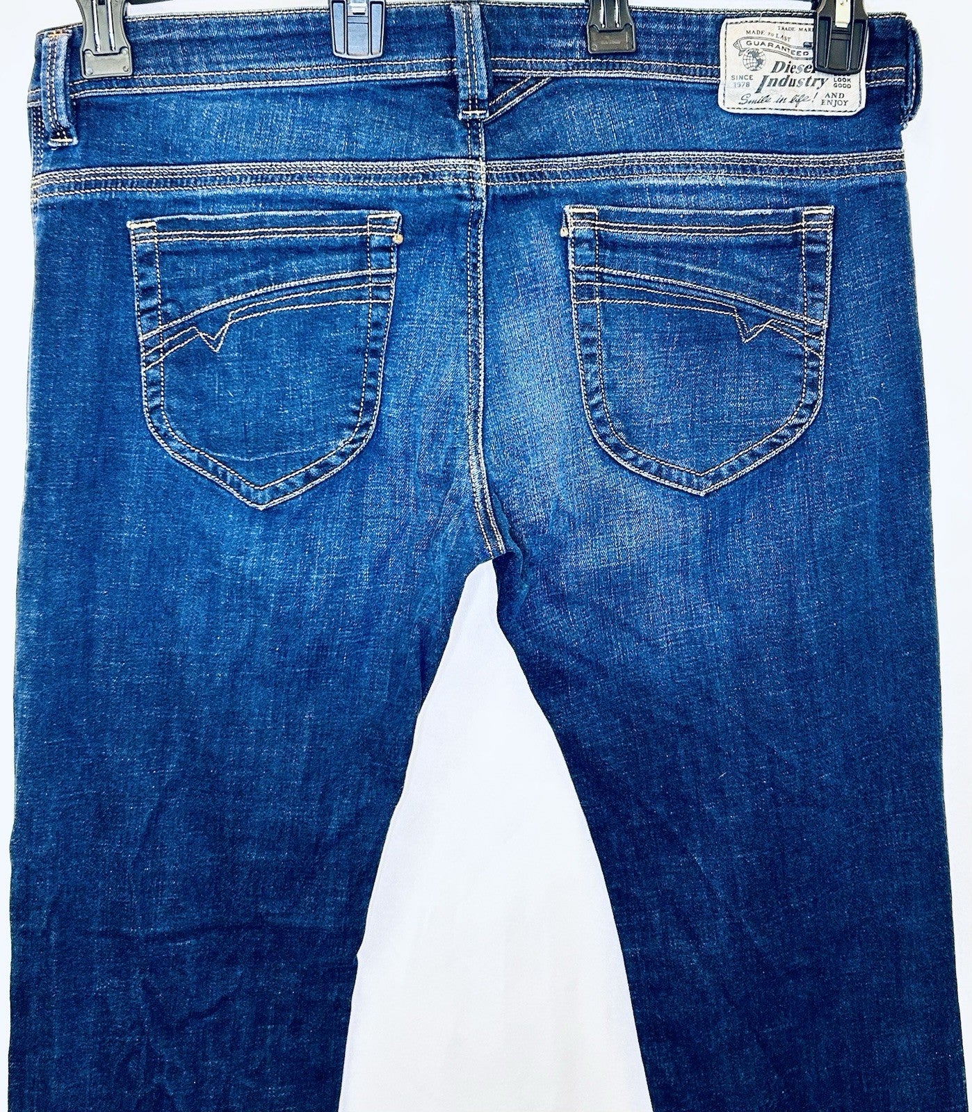Diesel Jeans Thanaz Men’s 36x32 Slim Skinny Fit Dark Wash