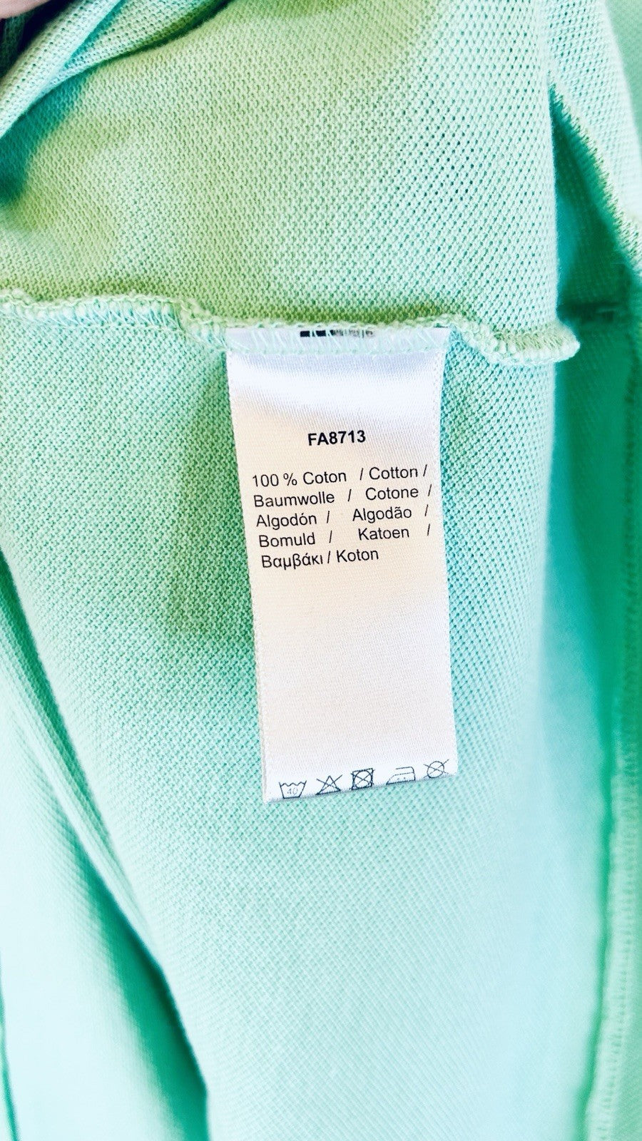 Lacoste Shirt Men's Large Lime Green Regular Fit Crocodile Short Sleeve
