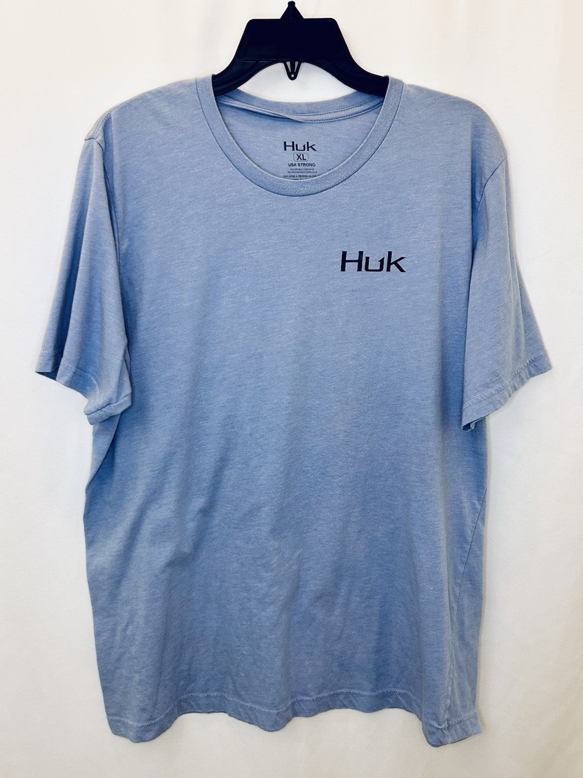 Huk Horizon Lines Tee Men’s XL Blue-ish Grey Graphic Print Tee