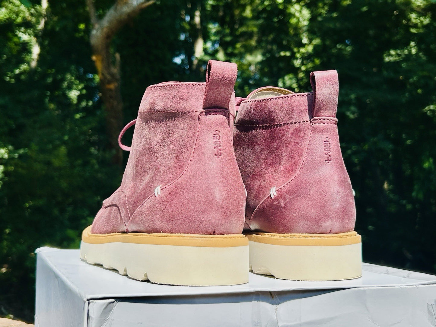Label Go-To Moc Boot | Burgundy/Cloud Cream | Size M11 & W12.5