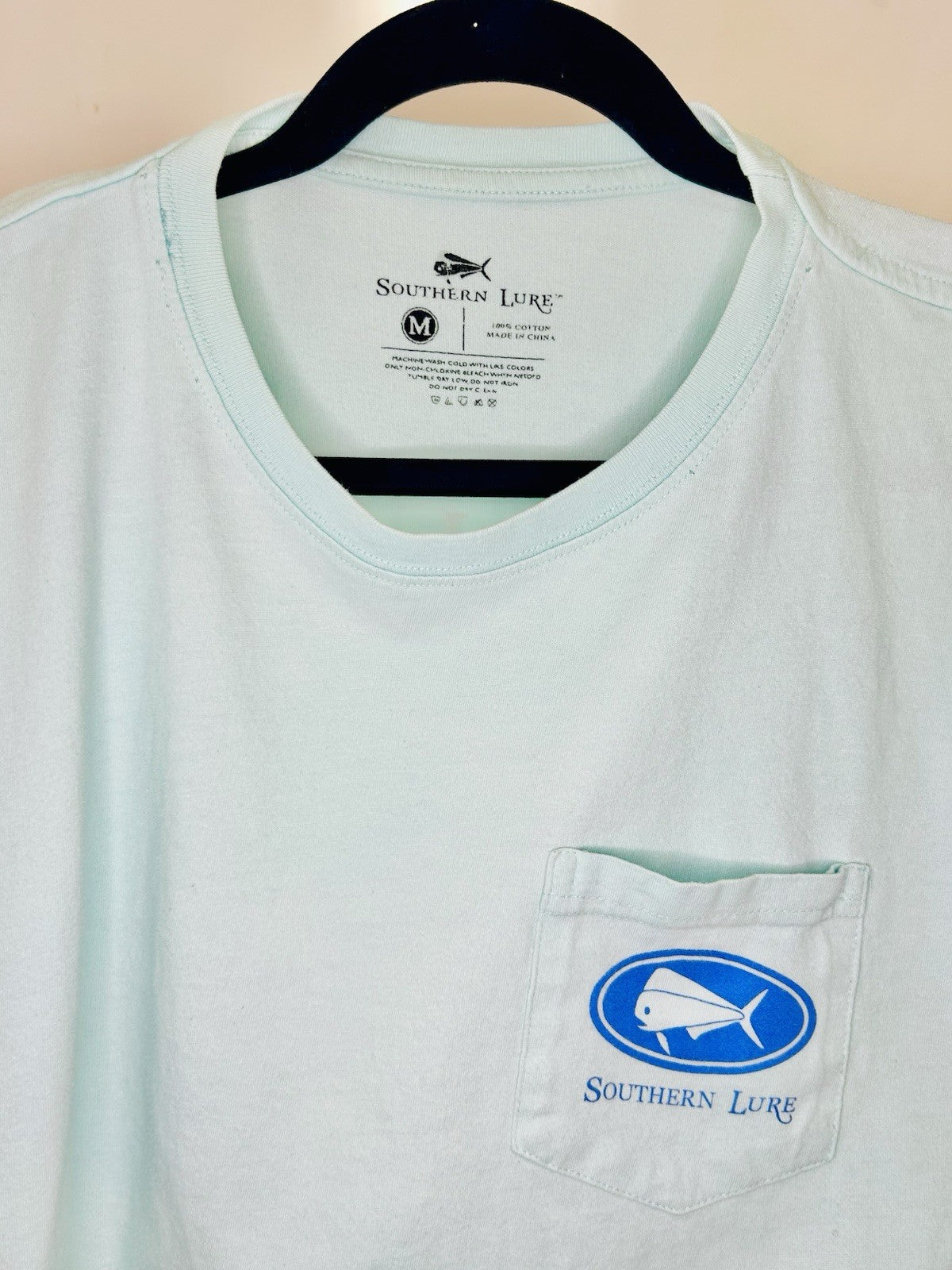Southern Lure “Channel Marker” Graphic Tshirt - Size Medium - Mint Green