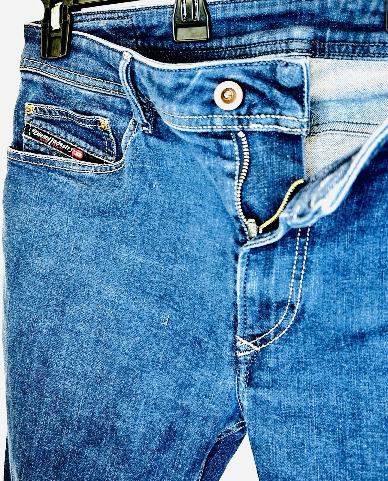 Diesel Thavar Jeans Men’s Size 34x32 Dark Wash Slim Skinny Fit