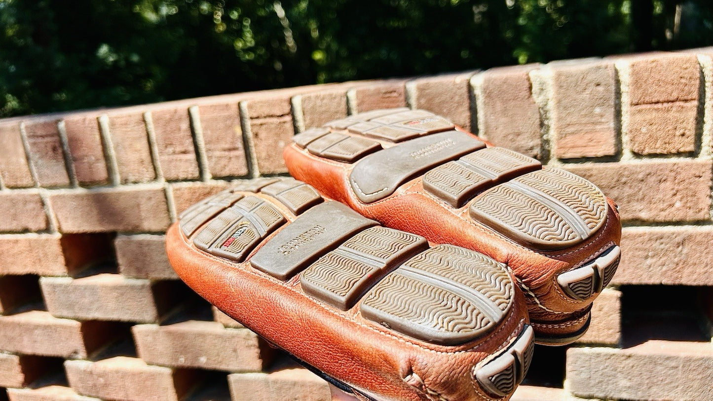Johnson & Murphy Men’s 8M / Brown Leather Driving Loafers / J&M Flex / See Pics!