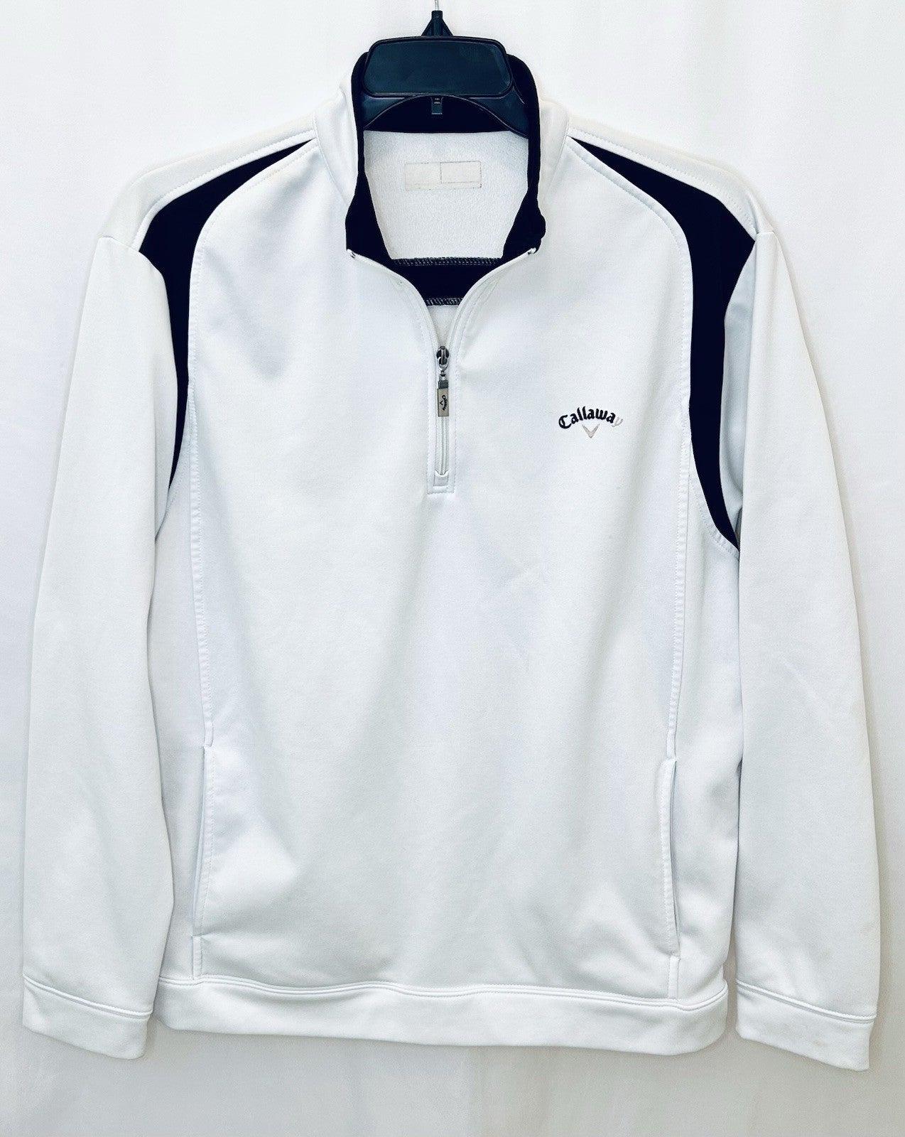 CALLAWAY Golf Opti Series Fleece 1/4 Zip Pullover Warm Jacket Sweater Men’s XL
