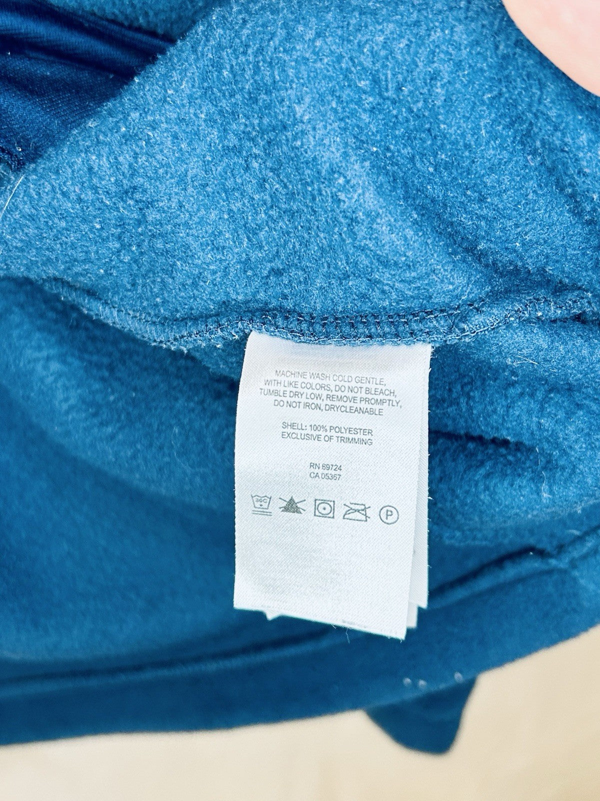 Columbia Men's Blue Full Zip Fleece Jacket Size Large / Excellent Condition