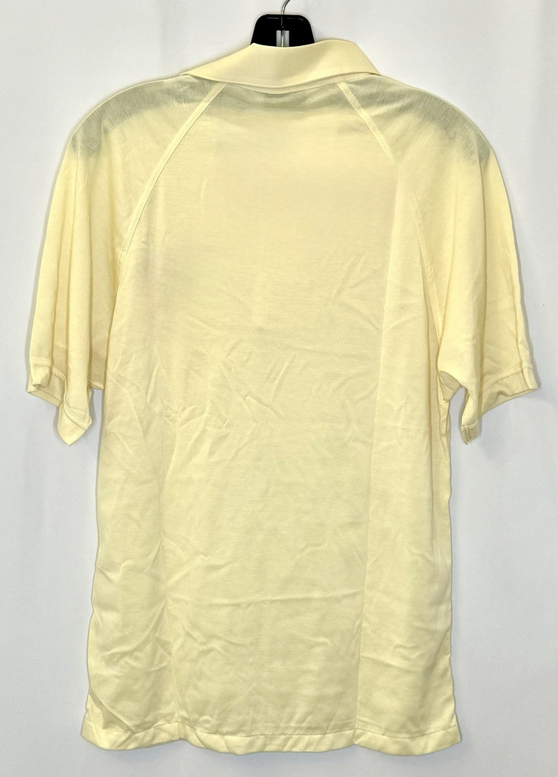VTG Palmland Polo Men’s Medium Bright Yellow With Embroidered Fish