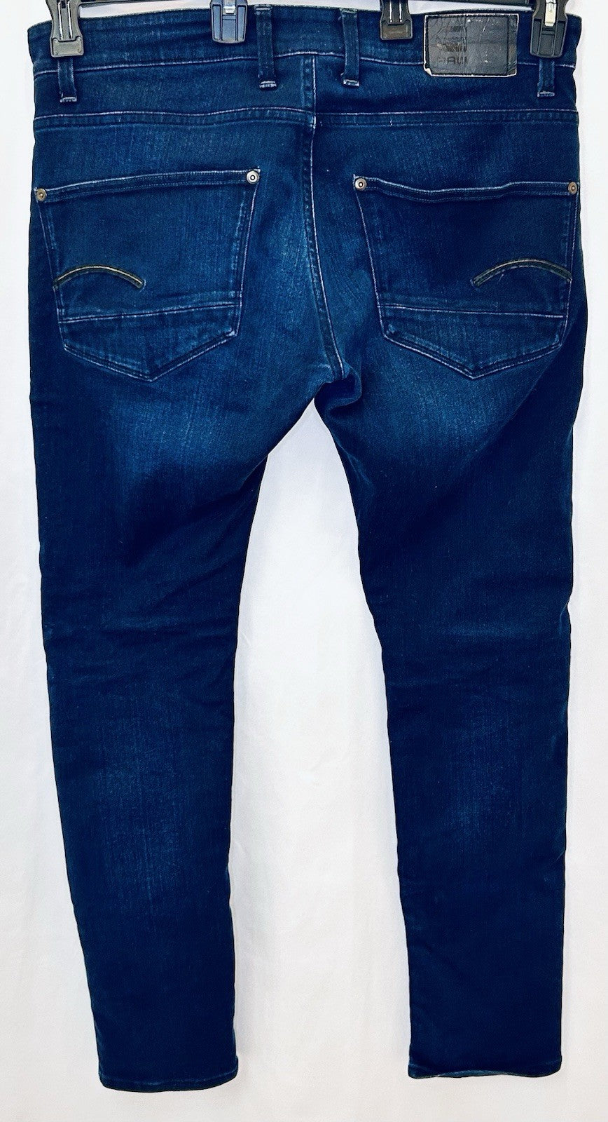 G-Star Raw Jeans Men’s 34x30 Blue Denim Revend Super Slim | Tapered
