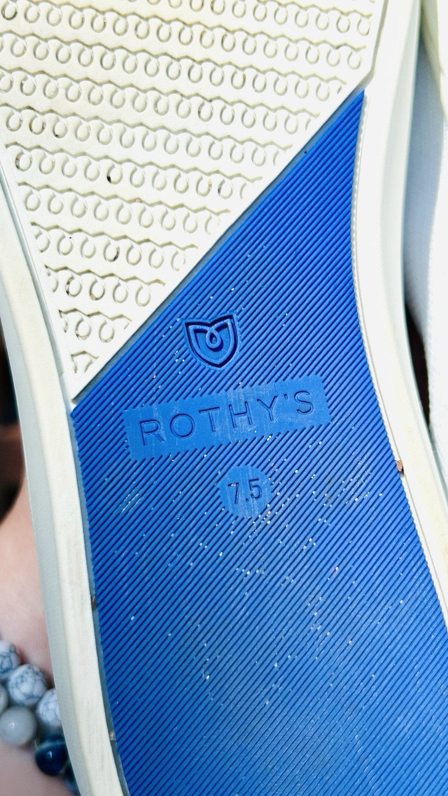Rothy's Shoes The Original Casual Sneaker / Slip On Women's Size 7.5 / White