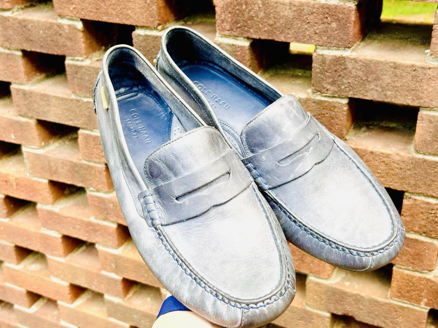 Cole Haan Coburn Penny Washed Loafers /Indigo Blue/ Men’s Size 11.5/ $170 Retail
