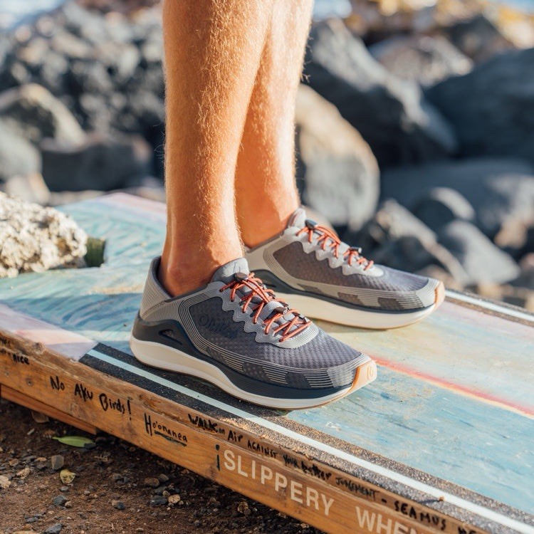 OLUKAI Men's Ahi Water Shoe | Rock/Ash | Size 12 | $150 Retail | Worn Once