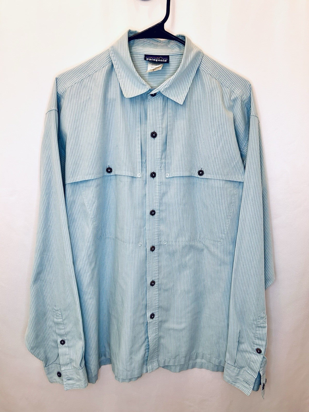 Patagonia M's Long Sleeve Island Hopper Shirt Men’s Large | $109 Retail | Green