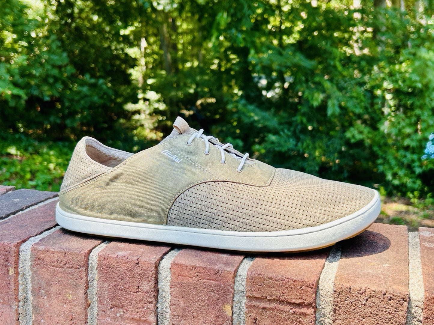 OluKai Nohea Moku Men's Size 12 Boat Shoes Slip On Drop Heel | Clay & Tapa