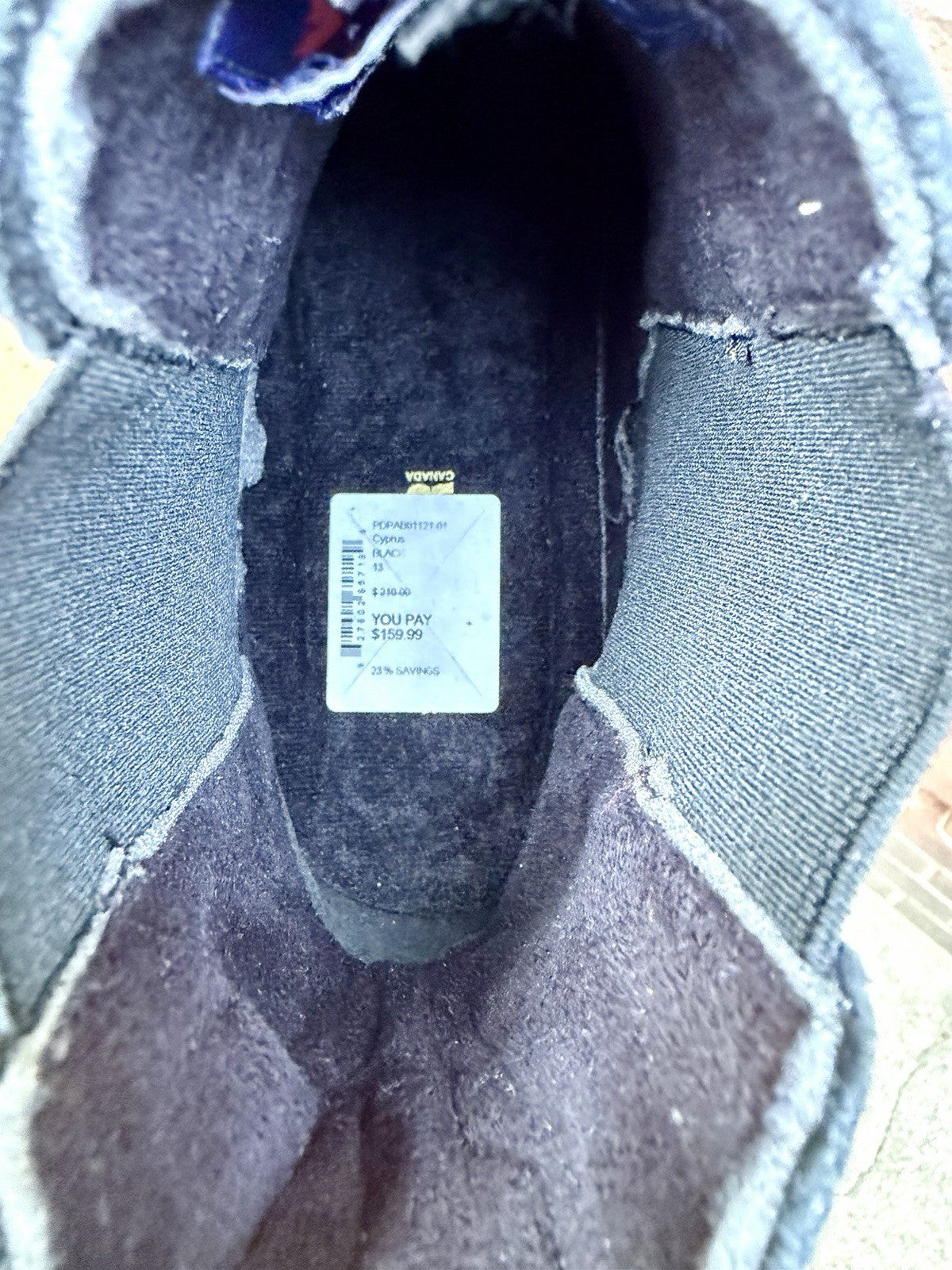 Pajar Cyprus Black Leather Waterproof Chelsea Boot Size 13 / 46 EU ($210 New)
