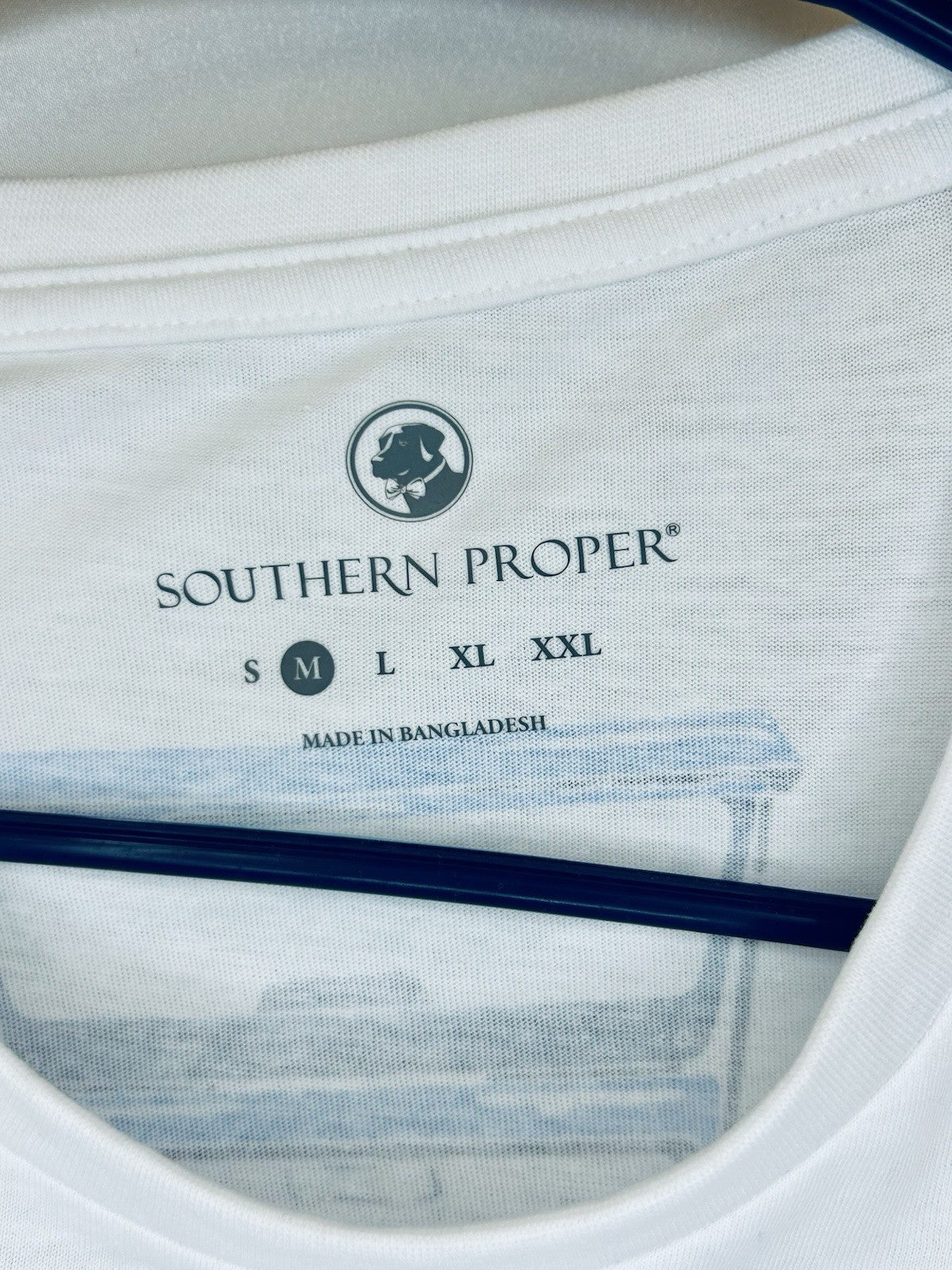 Southern Proper Men’s Medium White Long Sleeve Graphic Tee