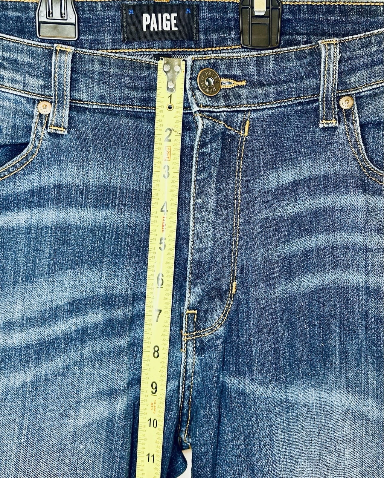 Paige Federal Jeans Men’s Size 36 Blue Straight Leg Denim Dark Wash / $219 New
