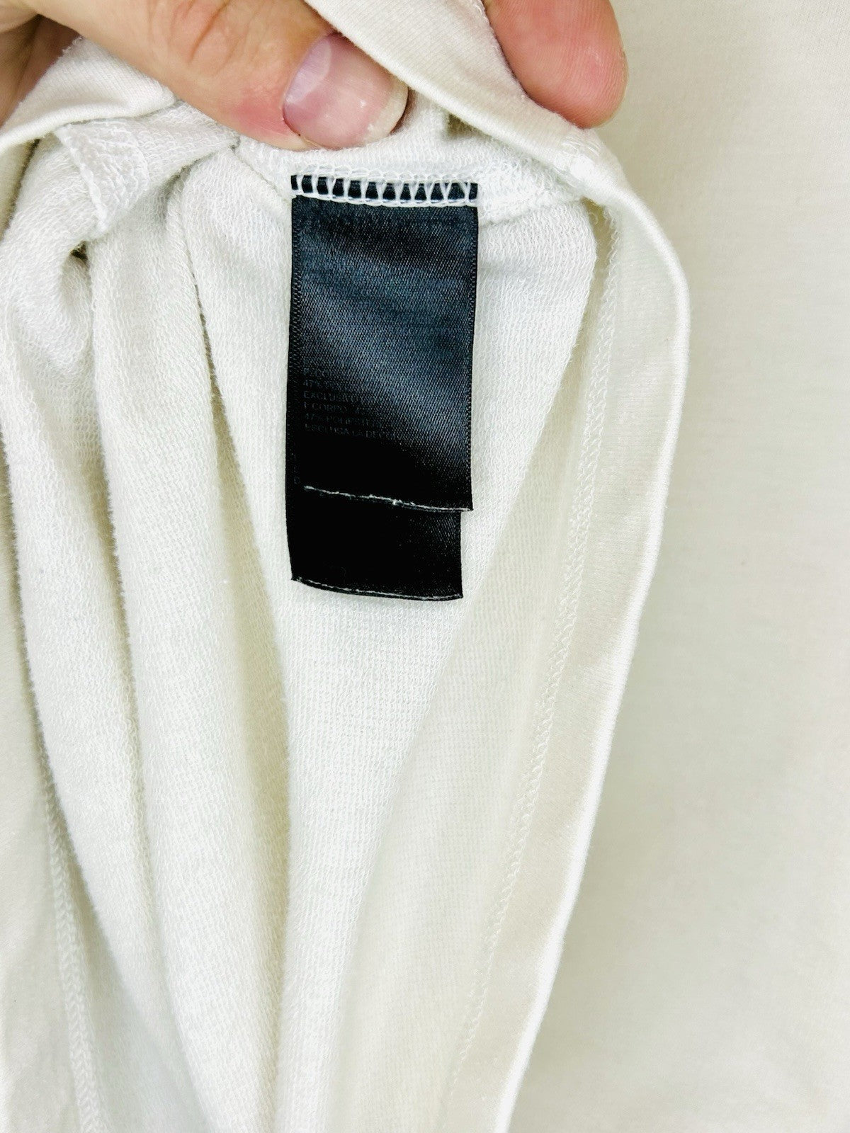 The North Face White Long Sleeve Men’s Shirt - Size Small