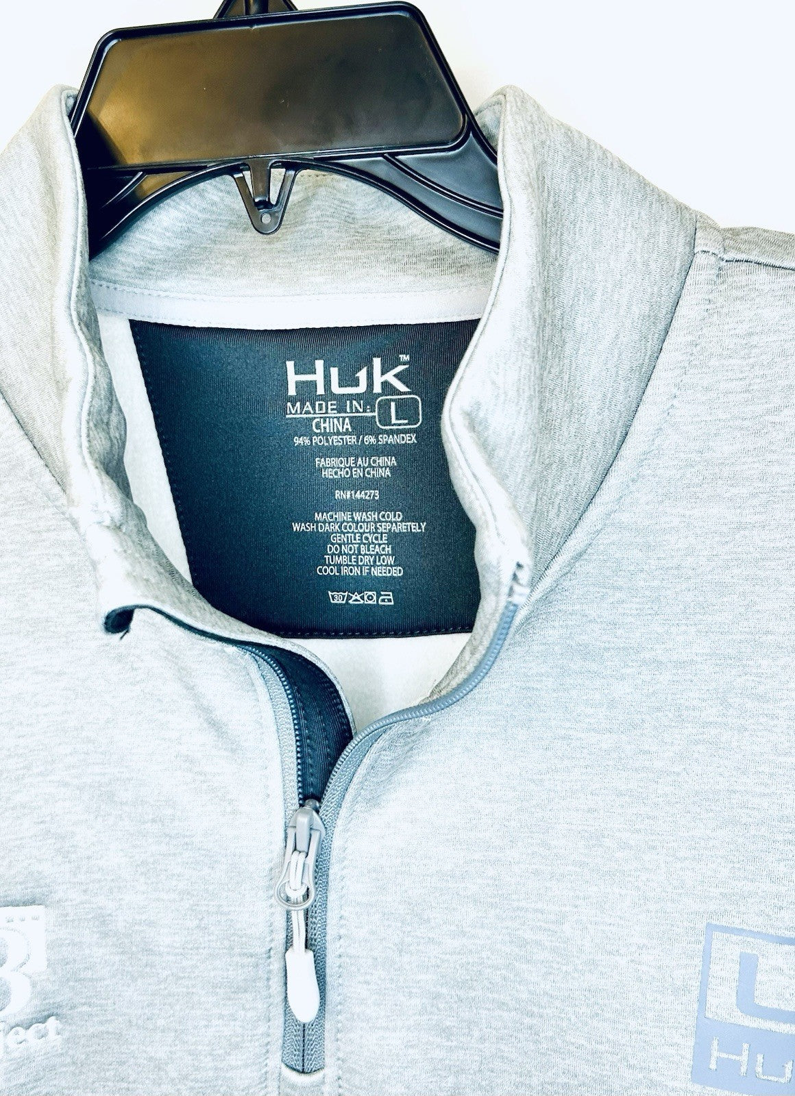 NWT Huk Performance Fishing Coldfront 1/4 Zip Pullover | Mens Large | Retail $70
