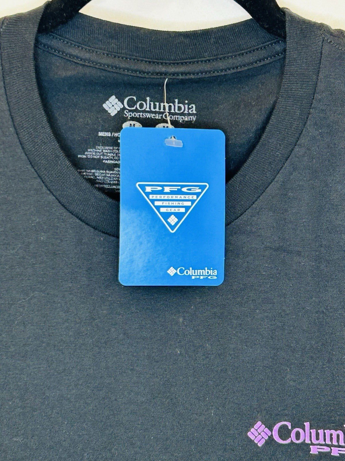 NWT Columbia Men’s PFG Sportswear Short Sleeve T-Shirt Medium Vintage Fishing