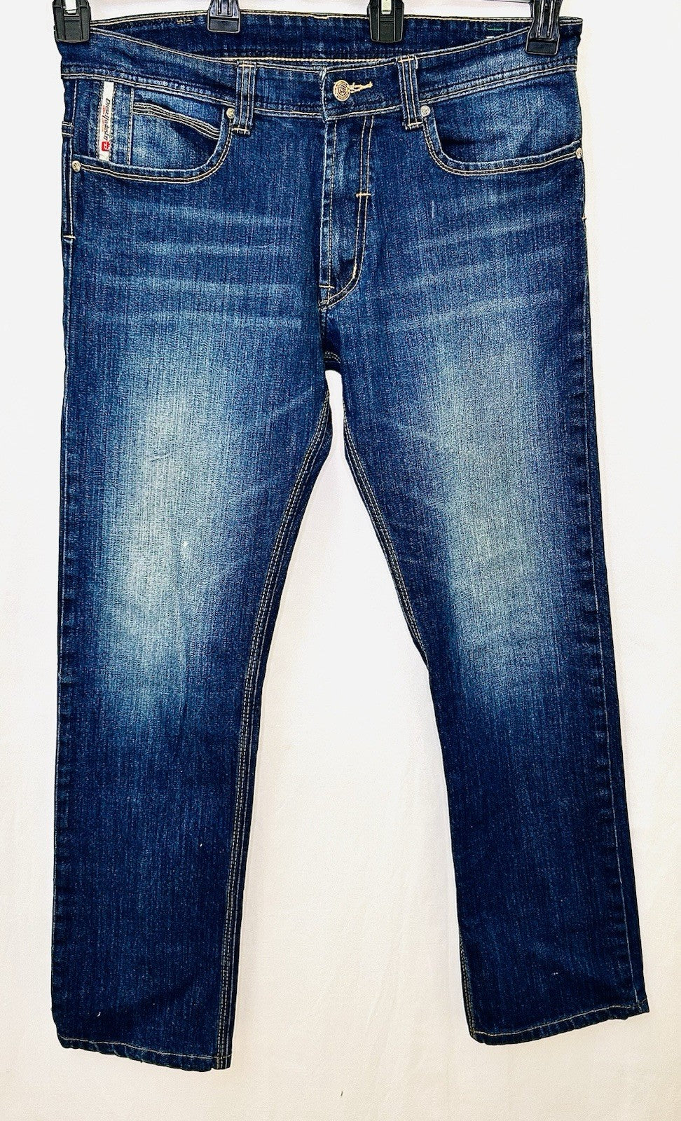 Diesel Larkee Jeans Men's Regular Straight Leg Size 34x30 Dark Wash