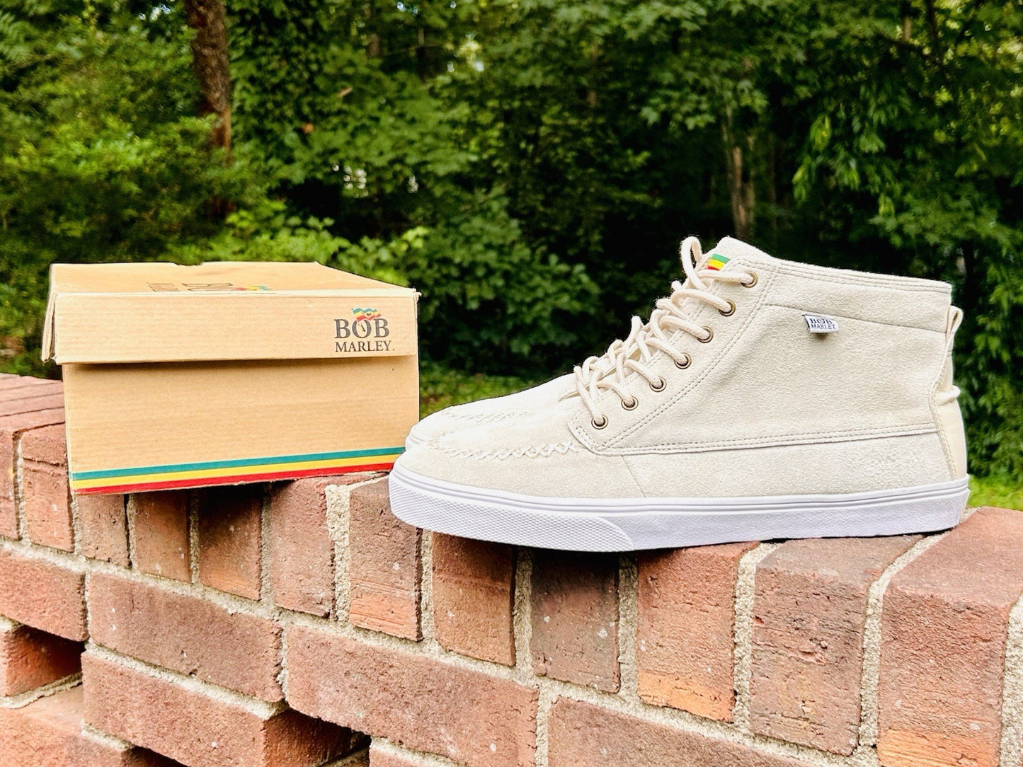 *NIB* RARE🔥 Bob Marley Legend Chukka Boots Moc Toe Tan Leather Sneakers Size 12