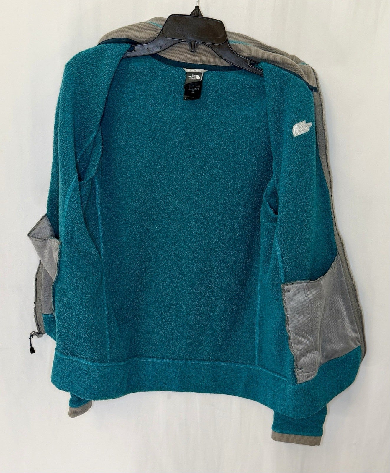 The North Face Women's Full Zip Fleece Jacket - Green - Size Large