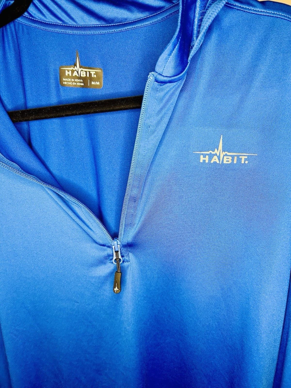 HABIT Outdoors Men’s Blue Hoodie BLUE SZ Medium