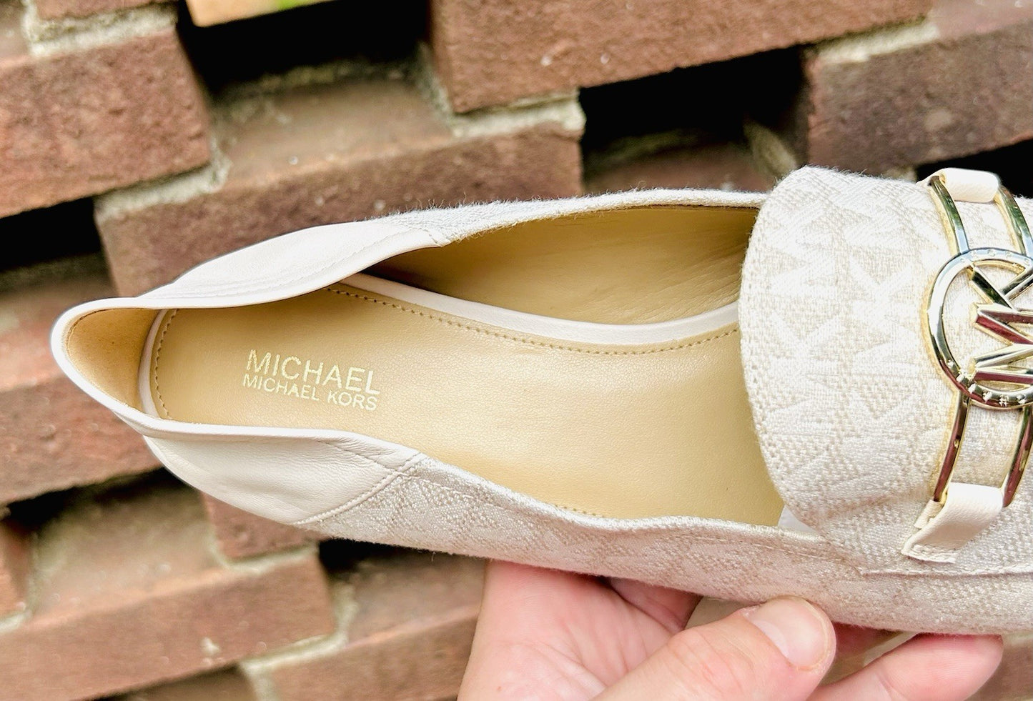 New MICHAEL KORS Charlton Loafer Leather | Bright White | 11M Size | Retail $155