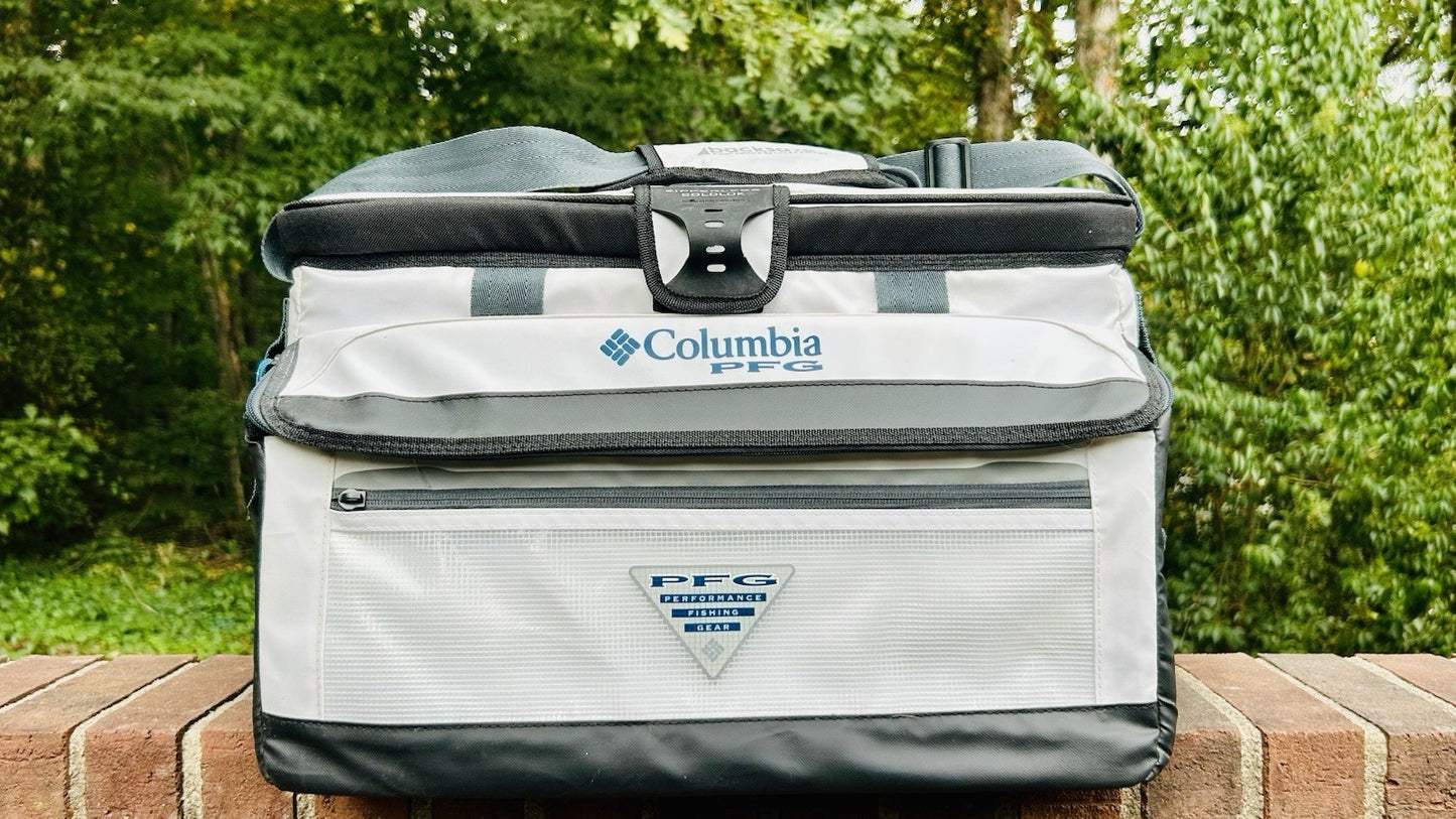 Columbia PFG Brewha Thermal Pack Cooler - 58 Can Zipperless - Used Twice - Clean