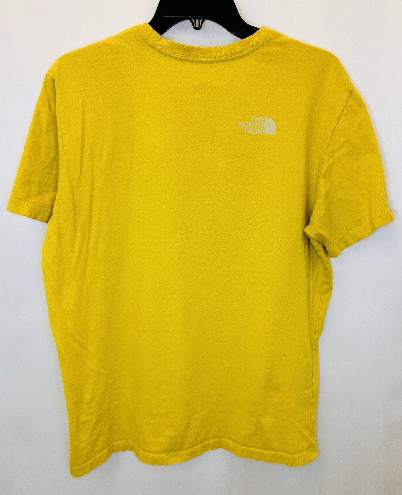 The North Face Shirt Mens L Large Yellow Graphic Pack Climb Ski Camping Hiking