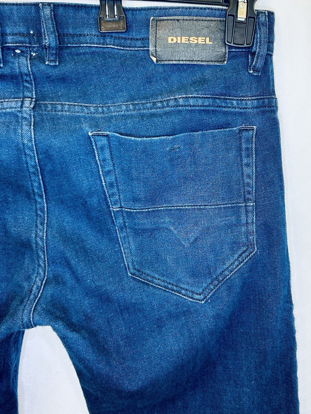 Diesel Jeans Tommer Men’s 34x30 Slim Skinny Fit Dark Wash | Slim | Tag 34x32
