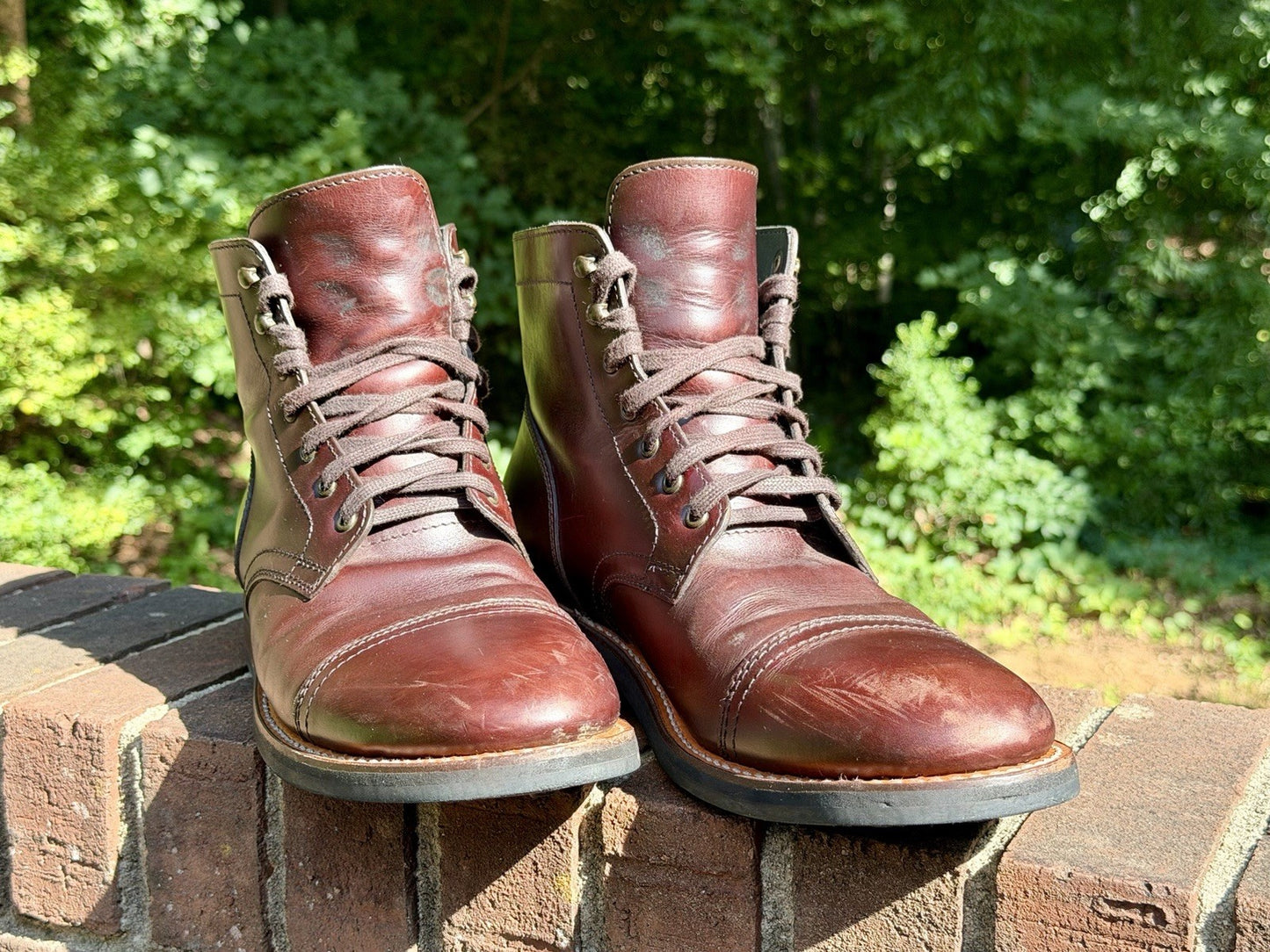 Thursday Boot Men's Captain Boots Classic Brown Size 11.5 Worn Twice!!