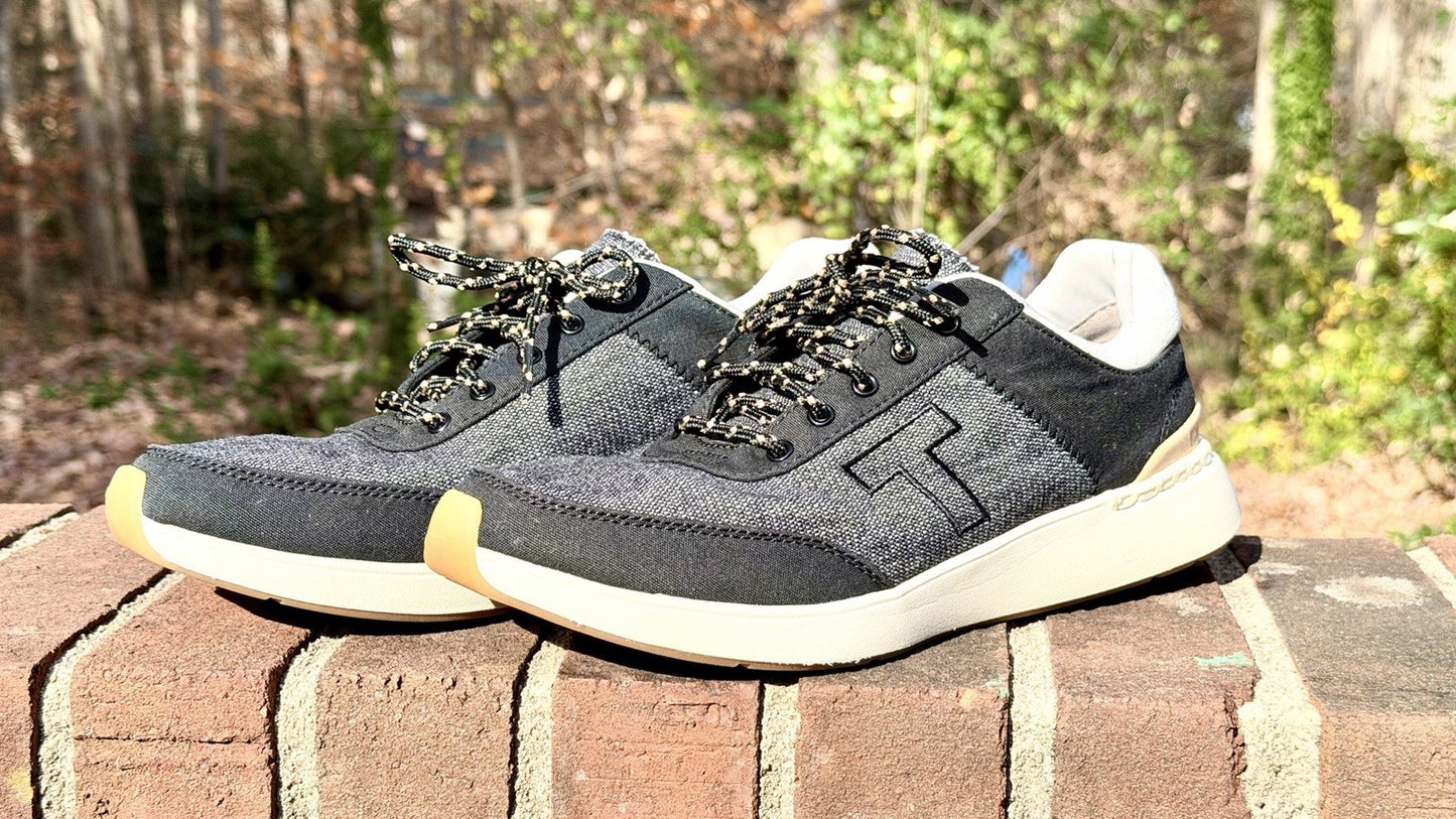 TOMS Heritage Sneakers Women’s 9 Black Canvas Low Top Round Toe Casual Shoes