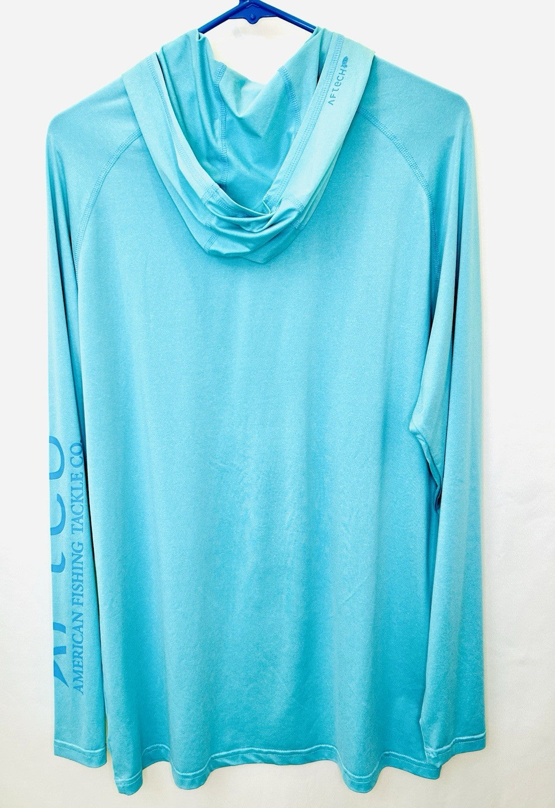 AFTCO SAMURAI HOODED SUN SHIRT - MEN’S SIZE LARGE - MINT