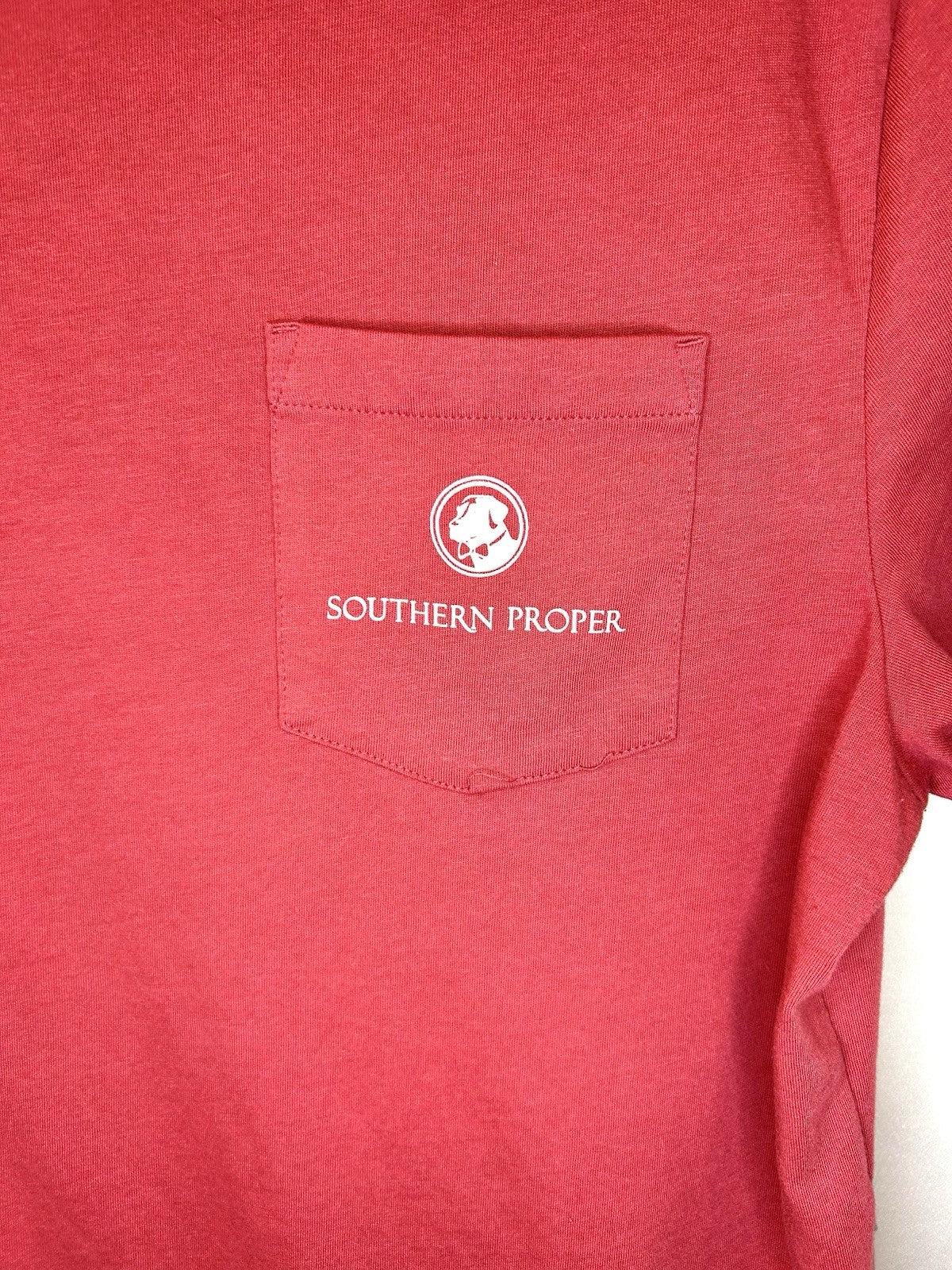 Southern Proper Game Day Short Sleeve T-shirt - Holly Berry - Men’s Medium